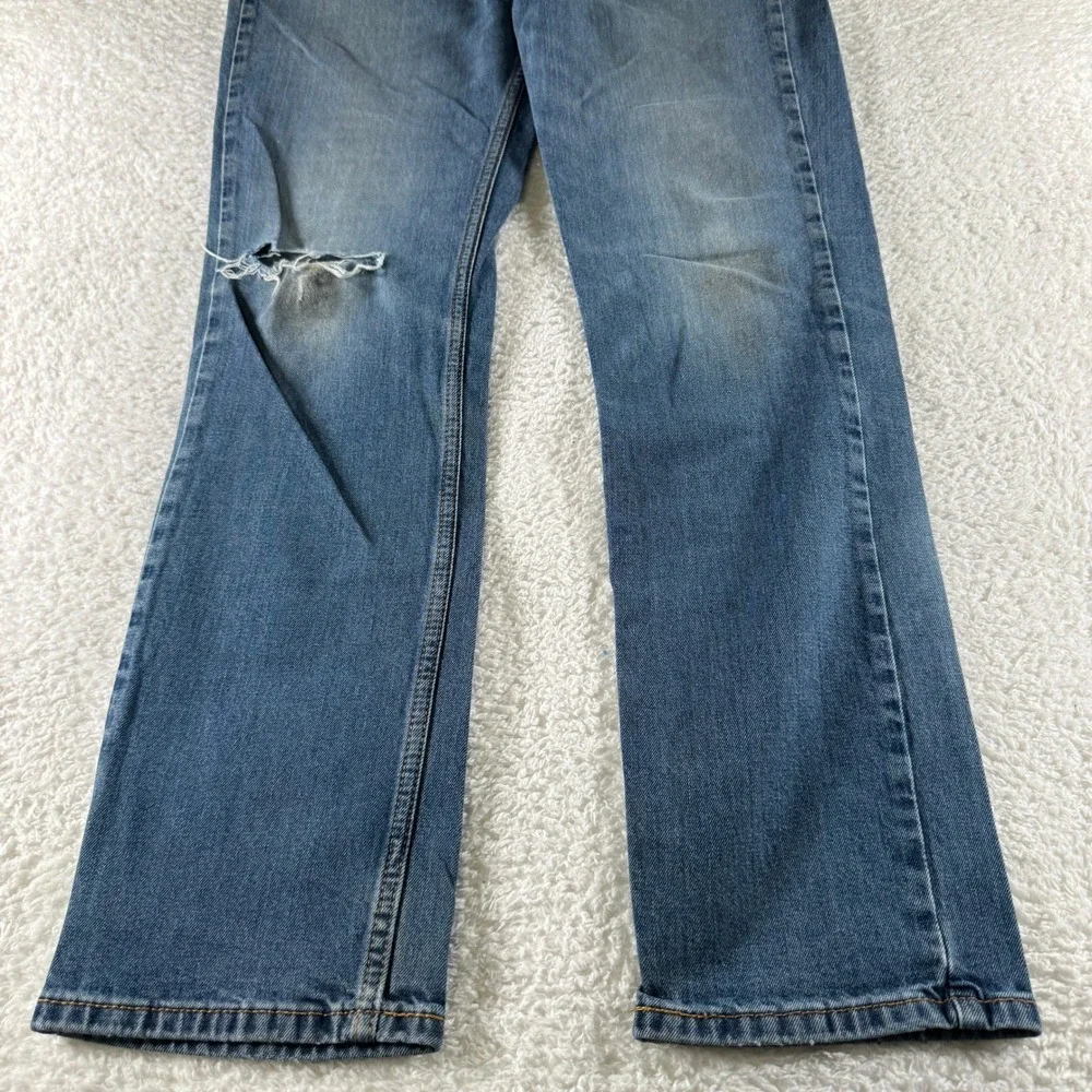 Levi's 511 Men's Jeans 34x32 Denim Jeans Slim Straight Leg Stretch Distressed